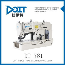 DT781 alta velocidade lockstitch botão reto furando máquina de costura